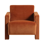 Load image into Gallery viewer, Brown armchair on a white background
