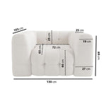 Load image into Gallery viewer, white sofa in a white background
