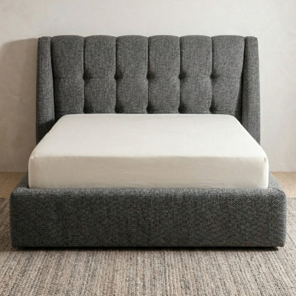 Aurora Minimal Upholstered Bed Base