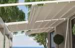 Load image into Gallery viewer, Awning Curtains – Outdoor Retractable Waterproof &amp; Motorized Awnings