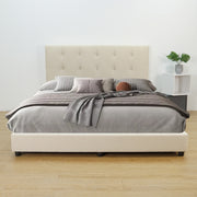Mavilla Divan Fabric Premium Bed Frame Premium Bed Frame by Dunepine, Dubai UAE