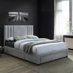 Load image into Gallery viewer, Cambric Drawers Storage Premium Bed Frame (3 drawer storage) Premium Bed Frame by Dunepine, Dubai UAE
