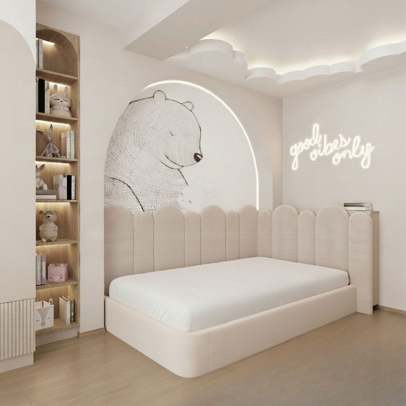 Cloud Crest Corner Upholstered Bed