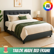 Dreamora Divan Base Fabric Premium Bed Frame Premium Bed Frame by Dunepine, Dubai UAE