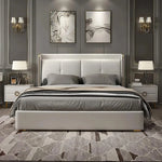 Load image into Gallery viewer, Elodie Upholstered Bed – made in UAE by Dune &amp; Pine