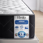 Load image into Gallery viewer, Elysio Versa mattress with branding and features displayed