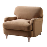 Load image into Gallery viewer, Brown armchair on a white background
