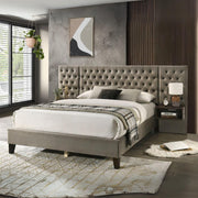 Kensley Oversize Headboard Premium Bed Frame Premium Bed Frame by Dunepine, Dubai UAE