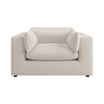 Load image into Gallery viewer, white color Single seater sofa placed in a white background
