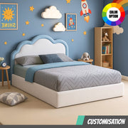 Lumina Cloud Shaped Divan Premium Bed Frame Premium Bed Frame by Dunepine, Dubai UAE