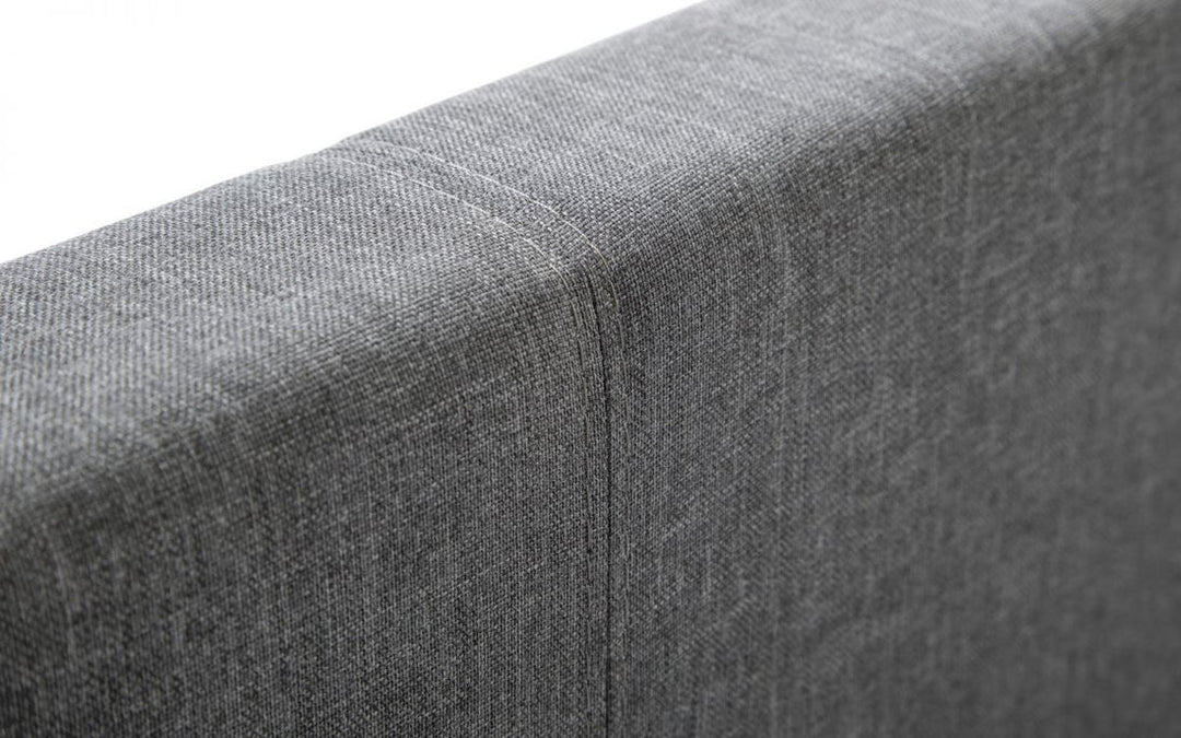 bed frame in a gray colour