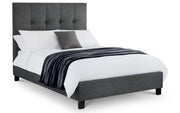Luna Premium Bed Frame – premium bed frame made in UAE by DunePine with upholstery finish.