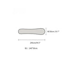 Load image into Gallery viewer, Measurement chart of a rectangular object with dimensions labeled.
