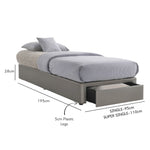 Load image into Gallery viewer, Harmony Premium Storage Bed Base Premium Bed Frame by Dunepine, Dubai UAE
