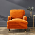 Load image into Gallery viewer, Ember Upholstered Fabric Armchair - Elegant upholstered fabric armchair by DunePine
