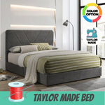 Load image into Gallery viewer, Clarion Divan Base Fabric Premium Bed Frame Premium Bed Frame by Dunepine, Dubai UAE
