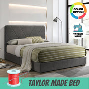 Clarion Divan Base Fabric Premium Bed Frame Premium Bed Frame by Dunepine, Dubai UAE