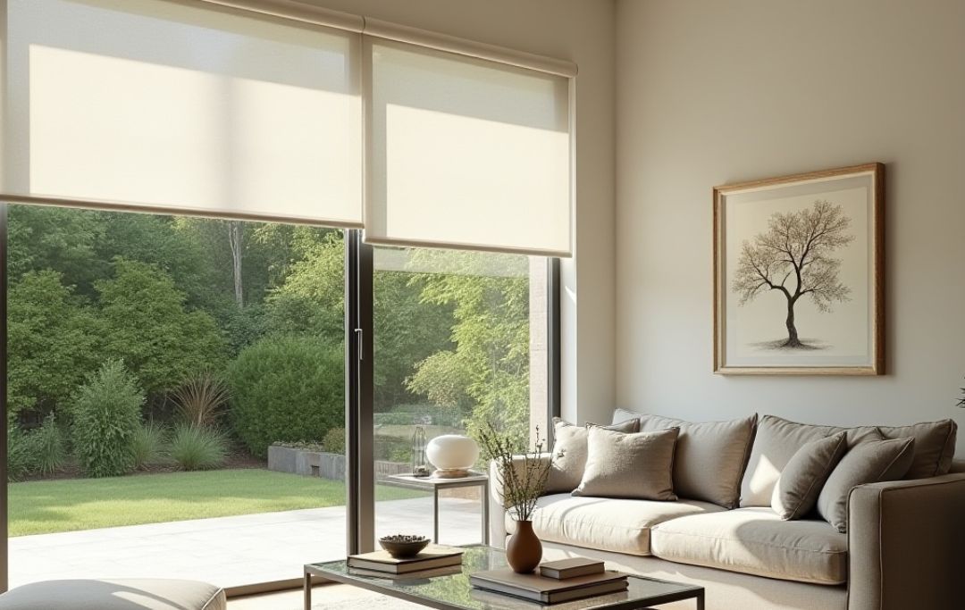 Roller Sunscreen Blinds – Custom UV Protection & Motorized Window Shades
