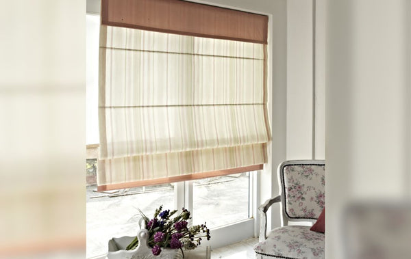 Roman Blinds – Custom Fabric & Motorized Window Blinds
