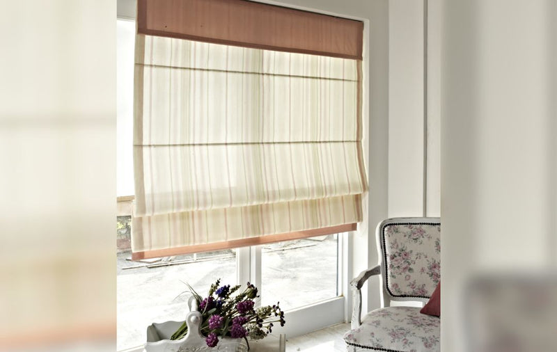 Roman Blinds – Custom Fabric & Motorized Window Blinds