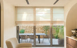 Load image into Gallery viewer, Roman Blinds – Custom Fabric &amp; Motorized Window Blinds