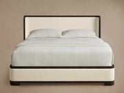 Sienna Curved Upholstered Bed – made in UAE by Dune & Pine
