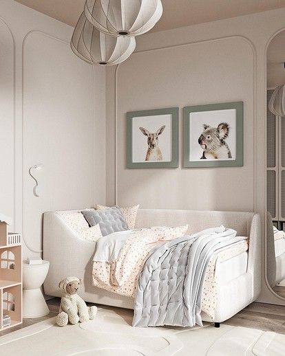 Kids bed in a bedroom