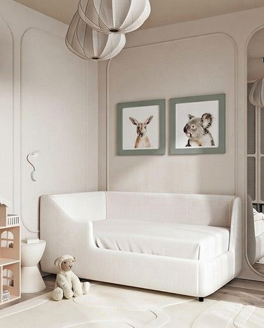 SnuggleNest Kids Upholstered Bed