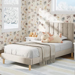 Load image into Gallery viewer, SoftTouch Upholstered Kids Bed