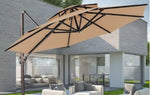 Load image into Gallery viewer, Umbrella Curtains – Outdoor Waterproof &amp; Motorized Shade Curtain System