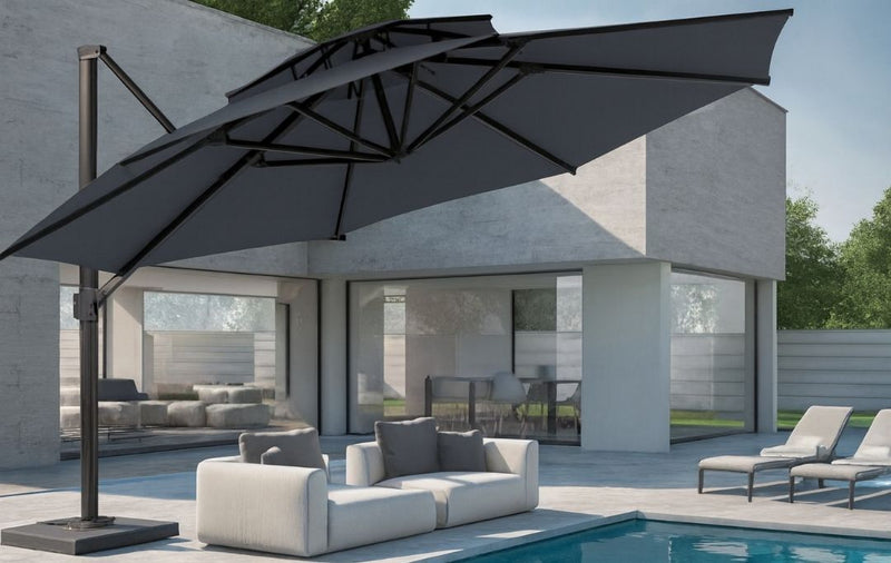Umbrella Curtains – Outdoor Waterproof & Motorized Shade Curtain System
