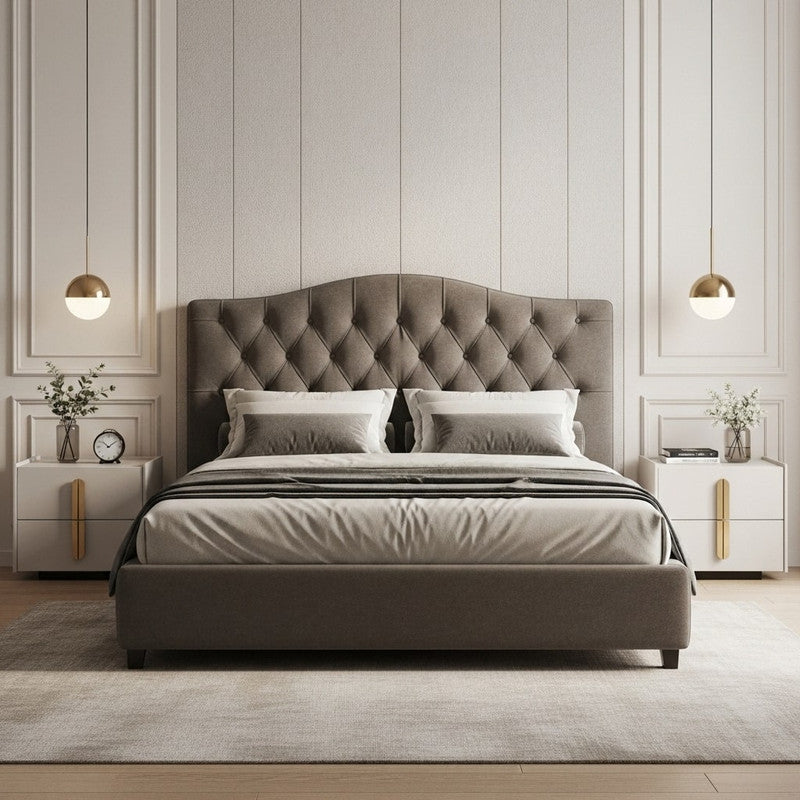 VantageSoft Upholstered Bed