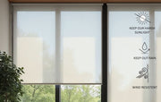 Zipper Blinds – Windproof Outdoor & Motorized Zip Screen Blinds