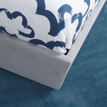 Load image into Gallery viewer, Blue and Yellow Fabric Kids Bed
