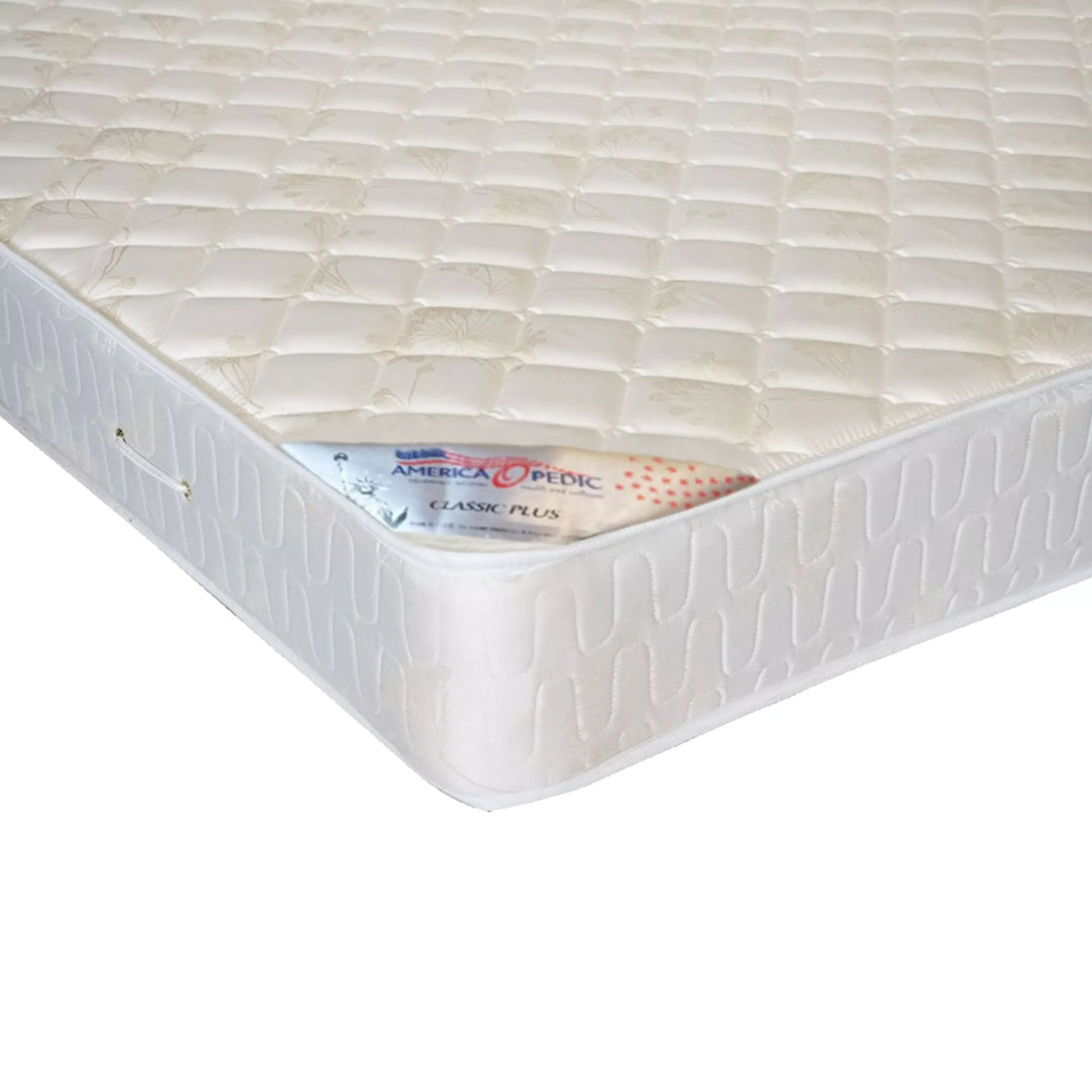 Classic Plus Firm Bonnel Spring Mattress by America-O-Pedic | 21cm-Height
