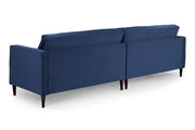 Velora Sofa Plush Blue Sofa in 4, Seater - DunePine UAE