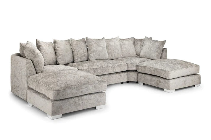 Sienna Scatterback Sofa Truffle U Sofa in Shape, Corner - DunePine UAE
