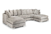 Sienna Scatterback Sofa Truffle U Sofa in Shape, Corner - DunePine UAE