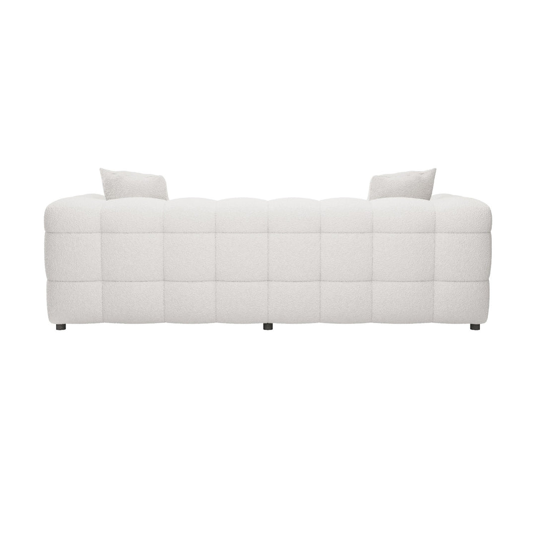 Cream Boucle 3 Seater Cloud Sofa sofa by DunePine - premium handmade upholstery available in UAE.