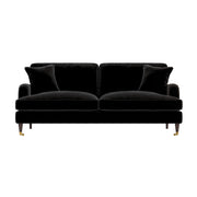 Black Velvet 4 Seater Sofa sofa by DunePine - premium handmade upholstery available in UAE.