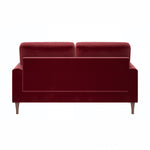 Load image into Gallery viewer, Burgundy Velvet 2 Seater Sofa sofa by DunePine - premium handmade upholstery available in UAE.
