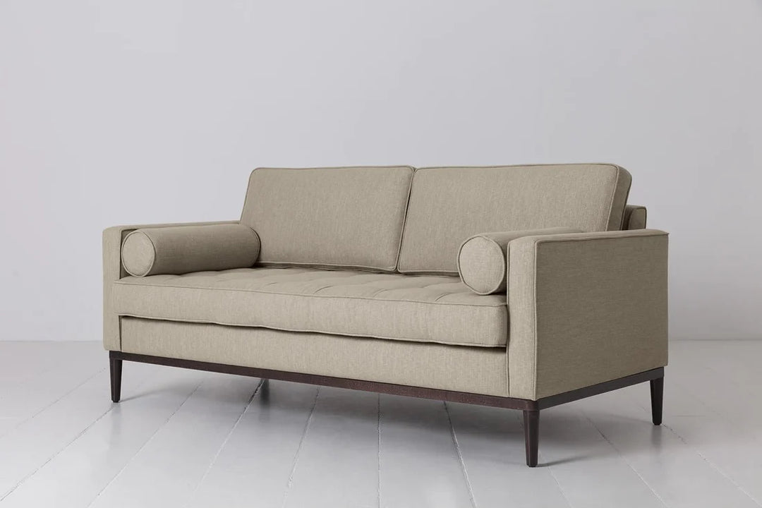 Cedar 2-Seater Sofa - elegant 2-seater sofa with plush cushions, handcrafted by Dunepine, Dubai