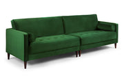 Velora Sofa Plush Green Sofa in 4, Seater - DunePine UAE