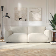 Beige Chenille 3 Seater Cloud Sofa sofa by DunePine - premium handmade upholstery available in UAE.