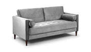 Velora Sofa Plush Grey Sofa in 3, Seater - DunePine UAE