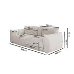 Load image into Gallery viewer, Beige Chenille 3 Seater Cloud Sofa sofa by DunePine - premium handmade upholstery available in UAE.
