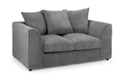 Harly Jumbo Sofa Grey Sofa in 2, Seater - DunePine UAE