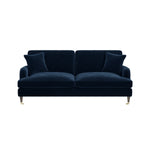 Load image into Gallery viewer, Navy Velvet 3 Seater Sofa sofa by DunePine - premium handmade upholstery available in UAE.
