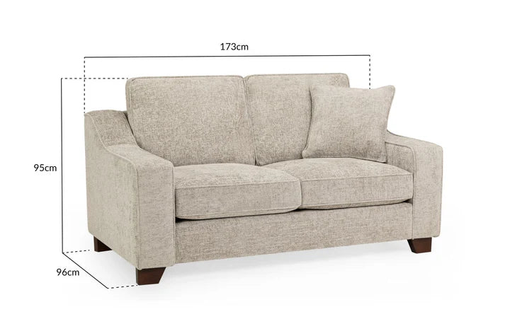 Elara Sofa Stone Sofa in 2, Seater - DunePine UAE