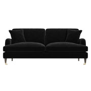 Black Velvet 3 Seater Sofa sofa by DunePine - premium handmade upholstery available in UAE.